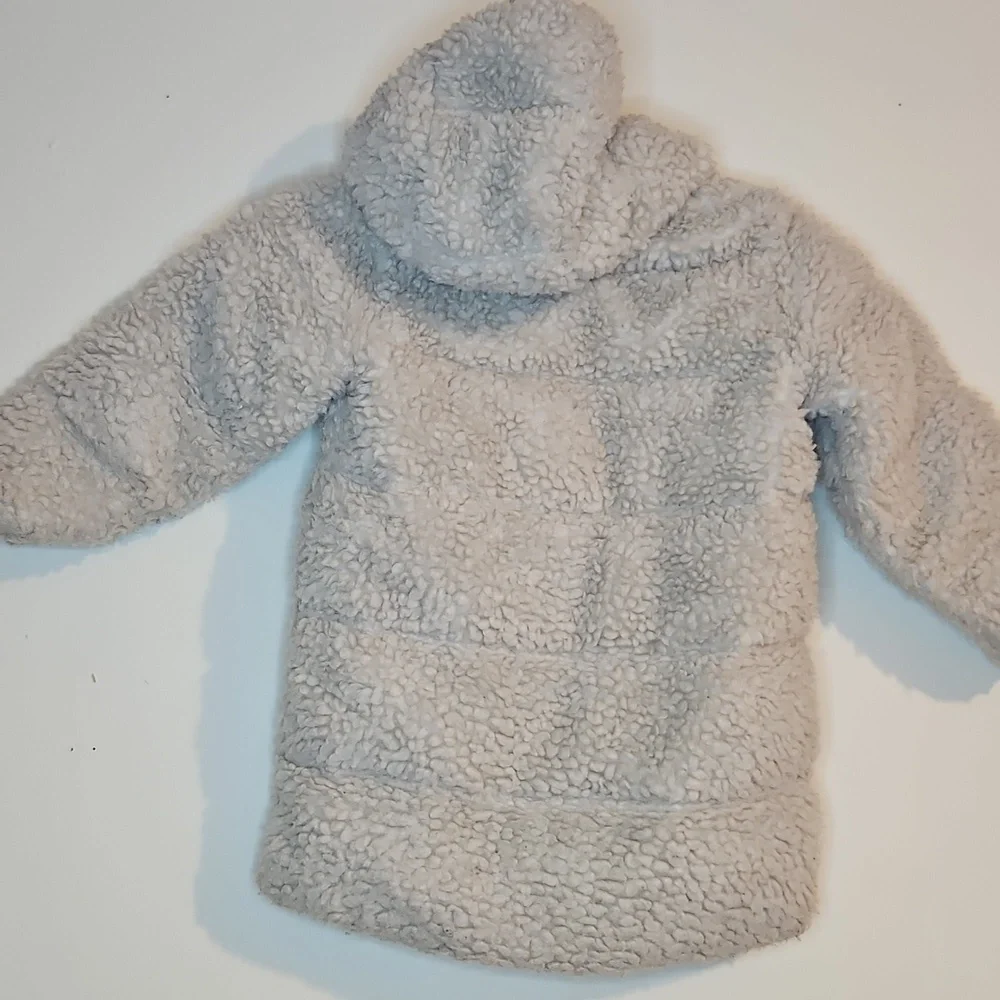 Patagonia Toddler Cream High Pile Fleece Parka 3T - Picture 2 of 8